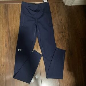 Under Armour UA MFO Movement Leggings pants navy blue XS NWT NEW high rise